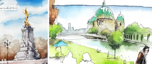 After Work: Licht und Schatten im Sketchen