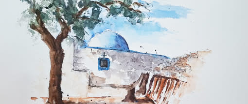 Das lockere Aquarell - weniger ist mehr